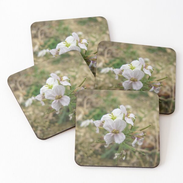 Item preview, White Wildflower Close-Up: Delicate Spring Blossom in Natural Meadow Macro Photography designed and sold by Nmallia.
