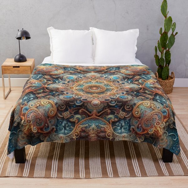 Item preview, Fractal Mandala – Cosmic Symmetry Design designed and sold by Dogandesighn.