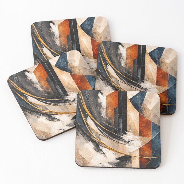 Item preview, Gilded Motion: Geometry in Flux designed and sold by WittyUnknown.
