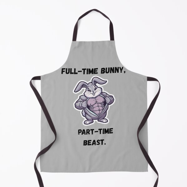 Item preview, Full-Time Bunny Part-Time Beast Gym Easter designed and sold by TeeArtWorld.