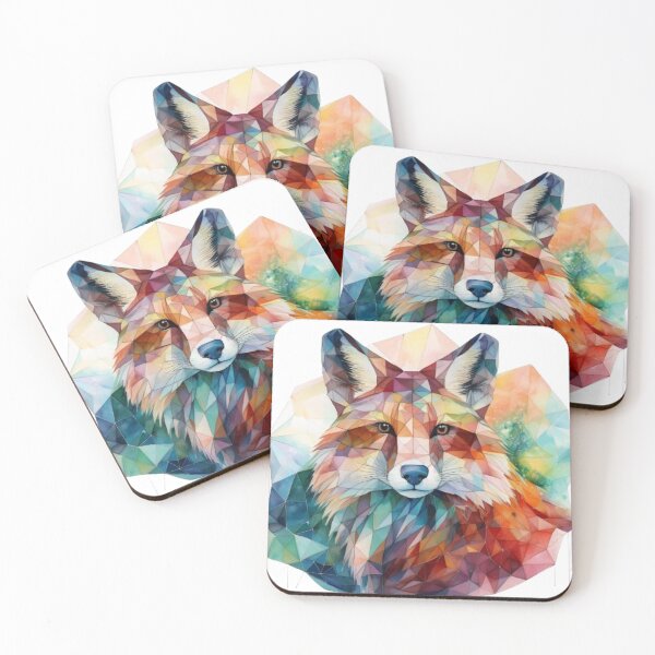 Item preview, Modern Geometric Fox designed and sold by KrisGraphic45.