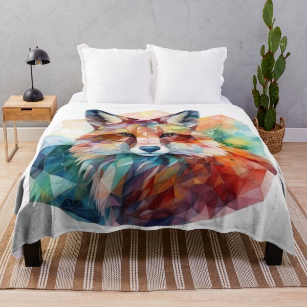 Item preview, Modern Geometric Fox designed and sold by KrisGraphic45.