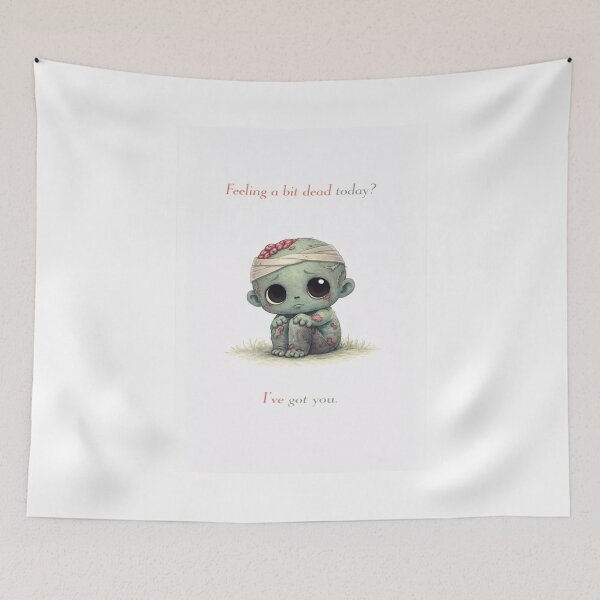 Item preview, Paranormal Pals: L'il Zombie – Feeling a Bit Dead Today? I've Got You. designed and sold by Haunted House of Cards.