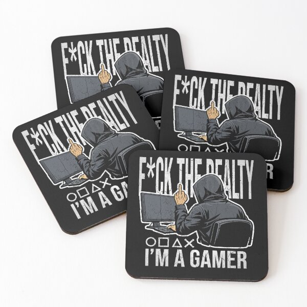 Item preview, F*ck the Reality Im a Gamer Vintage Art designed and sold by Conpo.