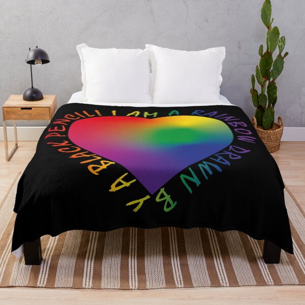 Item preview, Black Pencil Rainbow Crayon Heart Quote designed and sold by DrTol.