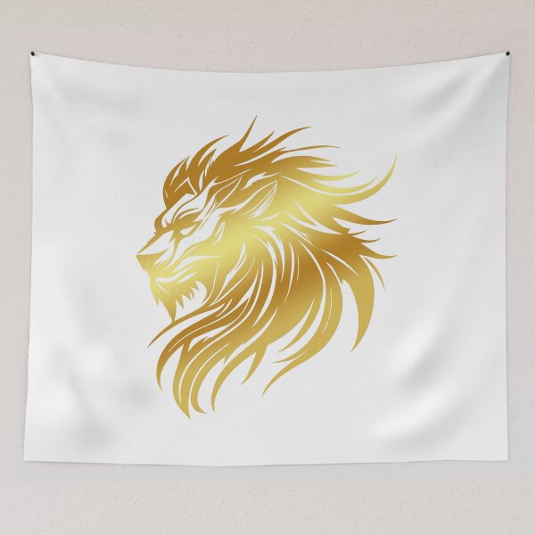 Item preview, Powerful Gold Lion designed and sold by rowgazer.