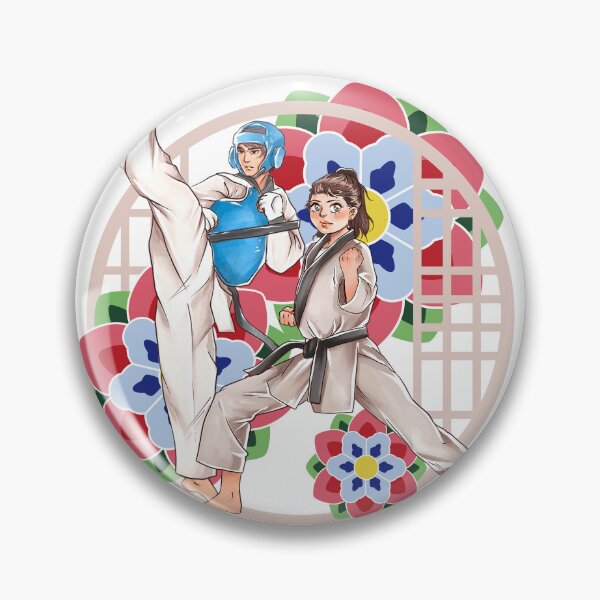 Item preview, Combat and Tradition - Taekwondo Duo in Action designed and sold by Kanniax.