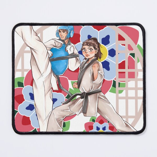 Item preview, Combat and Tradition - Taekwondo Duo in Action designed and sold by Kanniax.