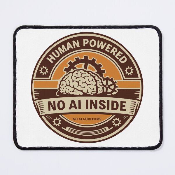 Item preview, NO AI INSIDE designed and sold by ZeitgeistSeason.