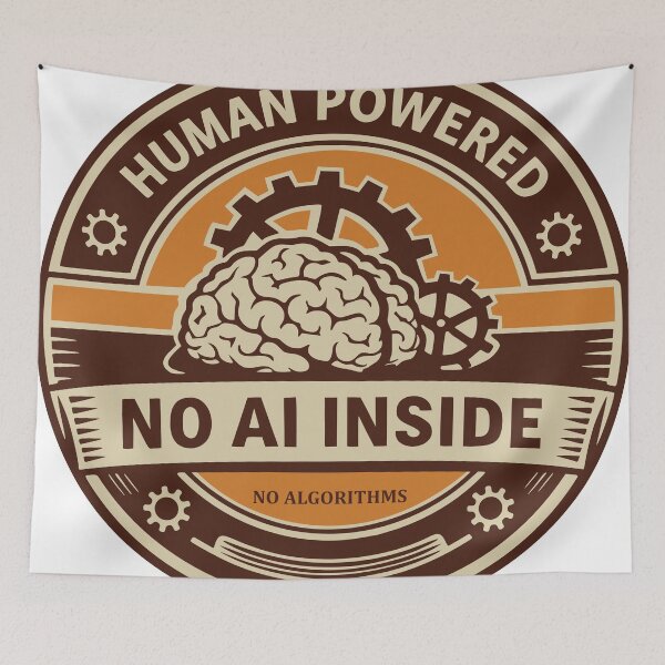 Item preview, NO AI INSIDE designed and sold by ZeitgeistSeason.