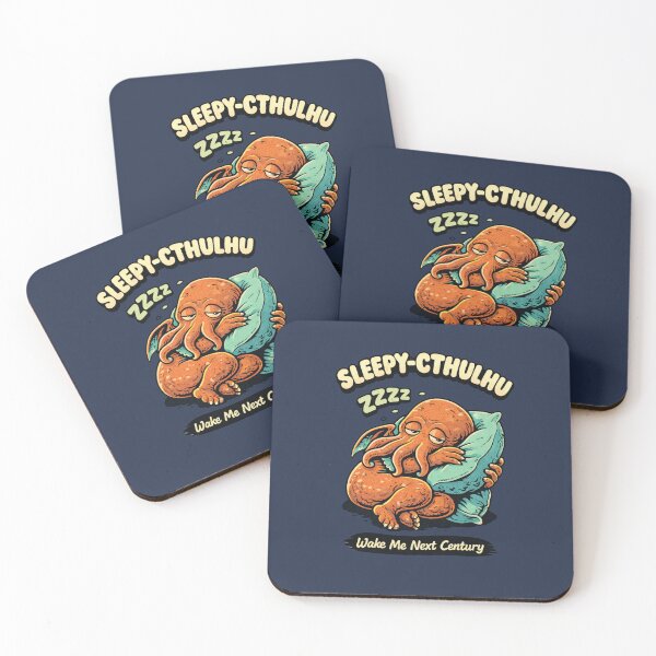 Item preview, Sleepy Cthulhu Funny Tired Monster Retro Comic Shirt designed and sold by LMFARNACIO.