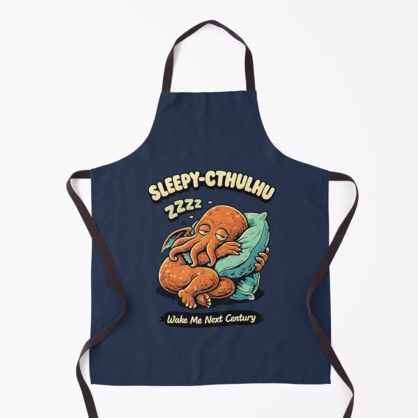 Item preview, Sleepy Cthulhu Funny Tired Monster Retro Comic Shirt designed and sold by LMFARNACIO.