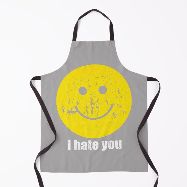 Item preview, I Hate You Happy Smile Face designed and sold by KathieFaugh.