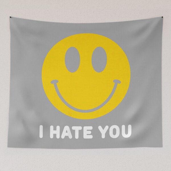 Item preview,  I Hate You Happy Smile Face designed and sold by KathieFaugh.