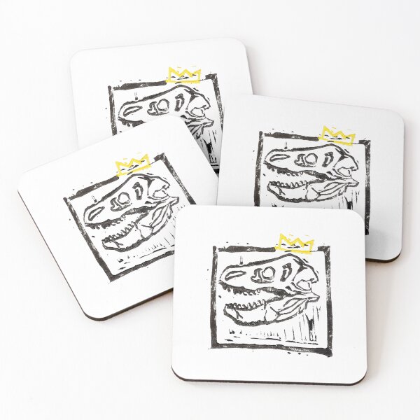Item preview, C-Dino - Block Print Dinosaur designed and sold by crown_art.