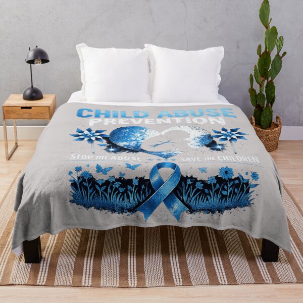 Item preview, in April We Wear Blue Cool Child Abuse Prevention Awareness designed and sold by MabelWells.
