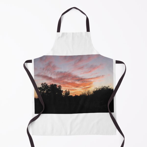 Item preview, Serene Silhouetted Trees at Colorful Sunset Sky With Pink Clouds Over Quiet Rural Horizon designed and sold by Nmallia.