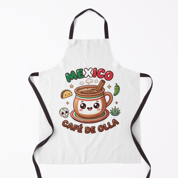 Item preview, Kawaii Mexico Café de Olla: Cute Taco & Calavera Cantarito designed and sold by Jaroslaw-S.