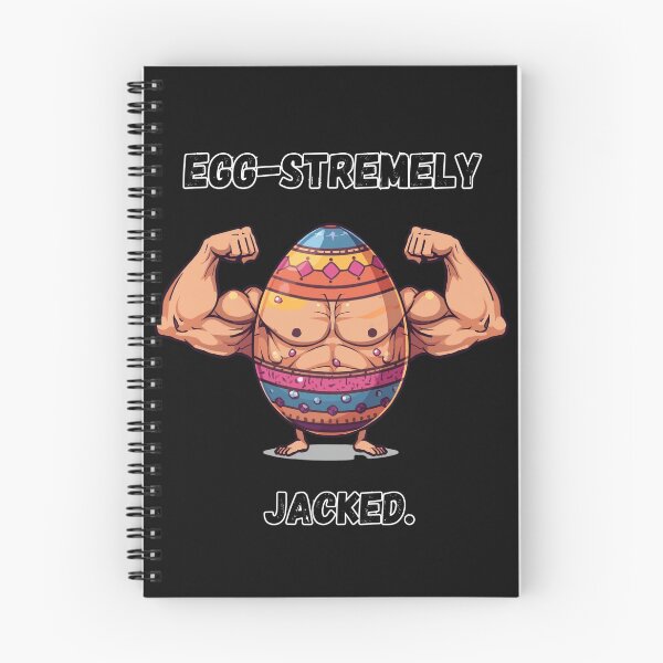 Item preview, Egg-stremely Jacked Funny Bodybuilder Easter Egg designed and sold by TeeArtWorld.
