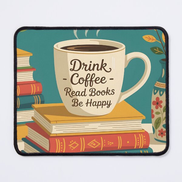 Item preview, Drink Coffee - Read Books - Be Happy designed and sold by Ponted.