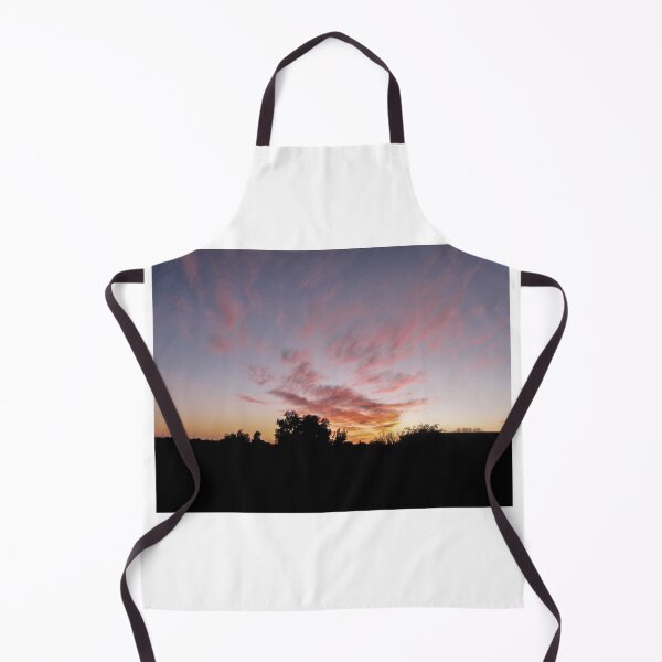 Item preview, Serene Silhouetted Trees at Colorful Sunset Sky With Pink Clouds Over Quiet Rural Horizon designed and sold by Nmallia.