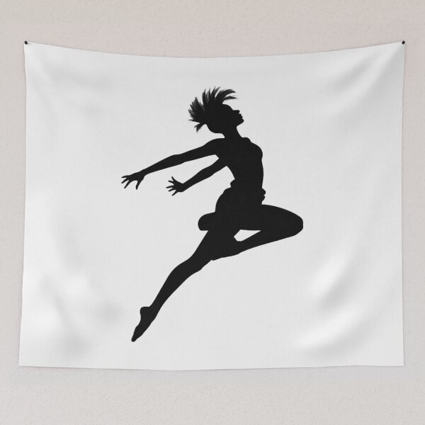 Item preview, Female Indian Mohawk Dancer Silhouette designed and sold by YounexxART.