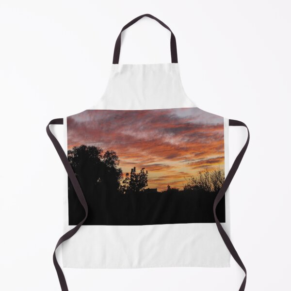 Item preview, Serene Silhouetted Trees at Colorful Sunset Sky With Pink Clouds Over Quiet Rural Horizon designed and sold by Nmallia.