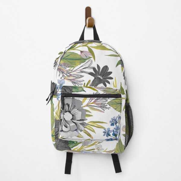Item preview, Soft Botanical Floral Pattern with Soft Gray Flowers designed and sold by soft-pop-studio.