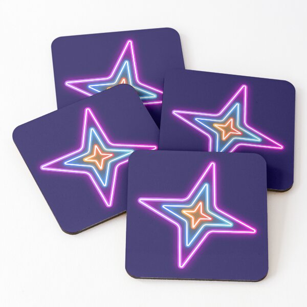 Item preview, Vibrant Neon Y2K Sparkle Star - Retro Aesthetic Glow designed and sold by SolutionsArt.