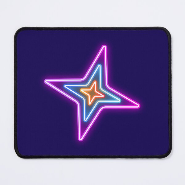 Item preview, Vibrant Neon Y2K Sparkle Star - Retro Aesthetic Glow designed and sold by SolutionsArt.