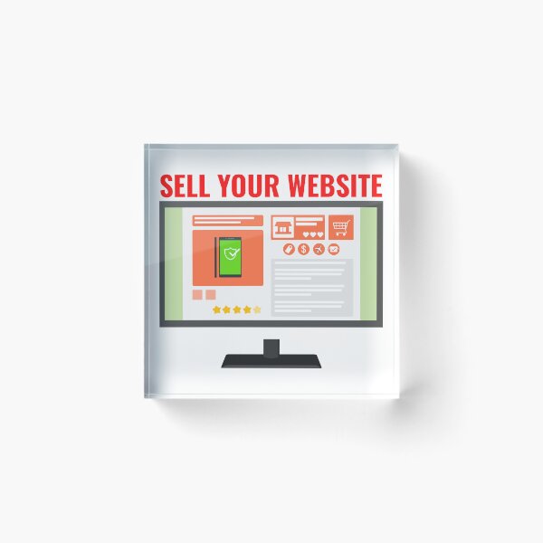 Item preview, Sell Your Website Tech Entrepreneur Startup Business Art designed and sold by PixelWaveBD.