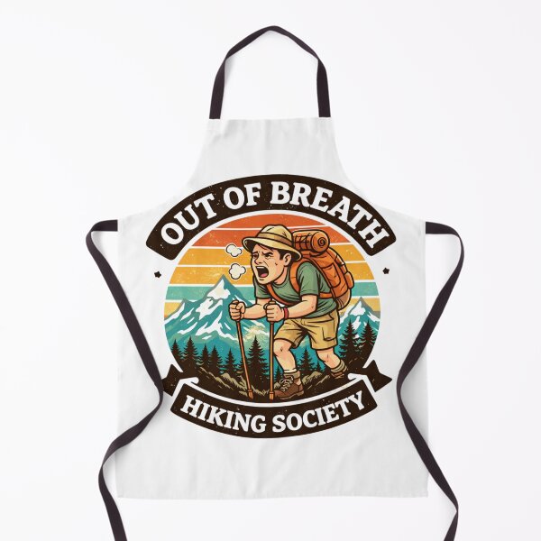 Item preview, Out of Breath Hiking Society – Funny Retro Hiking Shirt for Mountain & Nature Lovers designed and sold by Wear Sculpt.