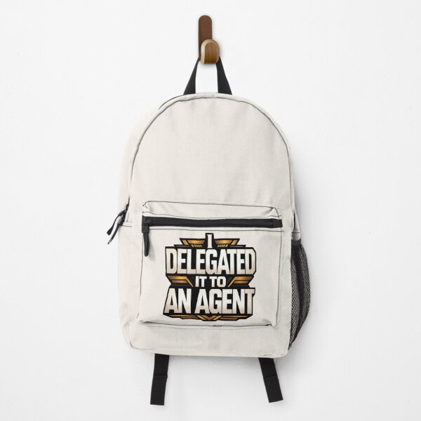 Item preview, I Delegated It to an Agent Shirt | Funny AI Work Humor Tee designed and sold by POD DYNASTY | Original Print On Demand T-Shirt Graphics.