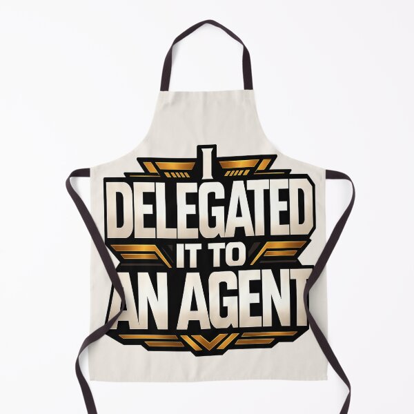 Item preview, I Delegated It to an Agent Shirt | Funny AI Work Humor Tee designed and sold by POD DYNASTY.