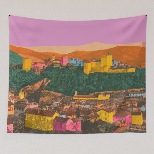 Item preview, Granada Alhambra Andalusia Pop Art Design designed and sold by Mauswohn.