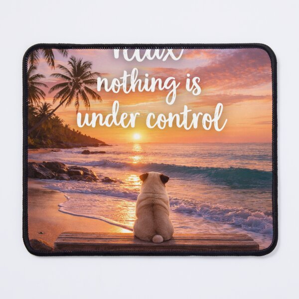 Item preview, Relax Nothing is Under Control designed and sold by BluebubbleTeashop.