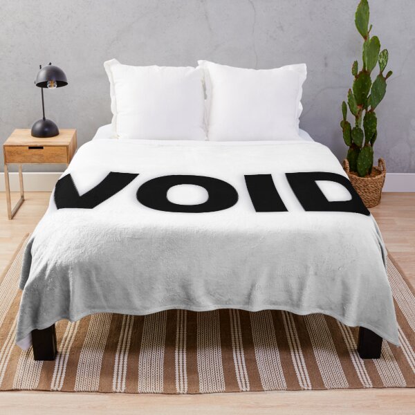 Item preview, VOID — Black Minimal Bold Type Statement designed and sold by WORDPAUSE.