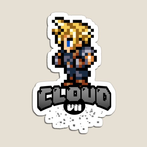 Item preview, Final Fantasy VII - Cloud Sprite designed and sold by ZeWissou.