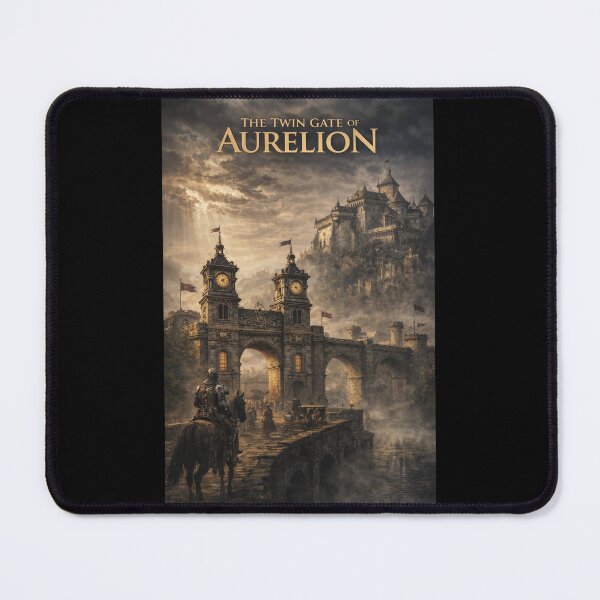 Item preview, The Twin Gate of Aurelion – Epic Fantasy Castle designed and sold by bubuandfriends.