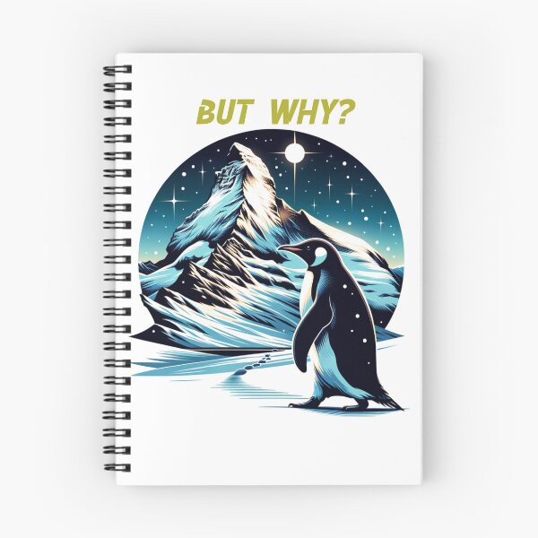 Item preview, Cute Penguin in Arctic Mountains designed and sold by aiTrendy09.