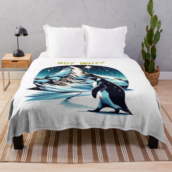Item preview, Cute Penguin in Arctic Mountains designed and sold by aiTrendy09.