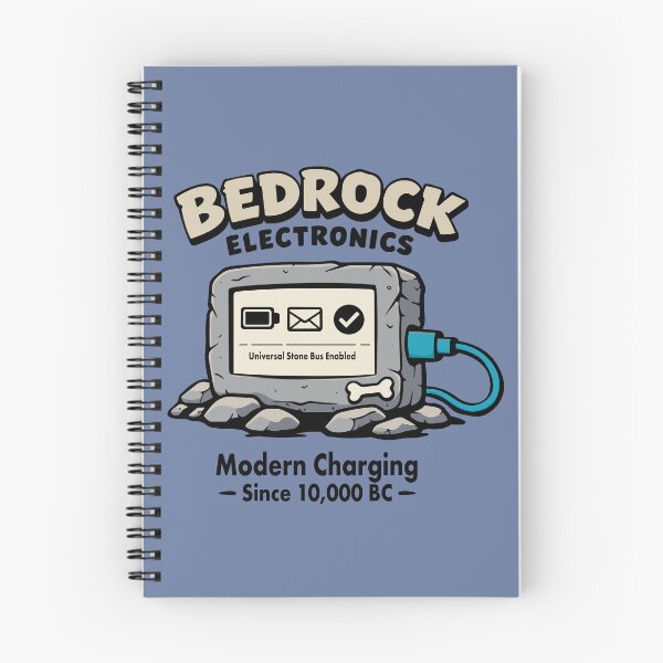 Item preview, Stone Age USB‑C Charger – Flintstones Tech Parody Design designed and sold by VoglR.