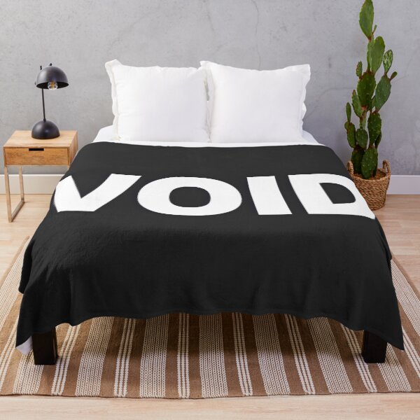 Item preview, VOID — White Minimal Bold Type Statement designed and sold by WORDPAUSE.
