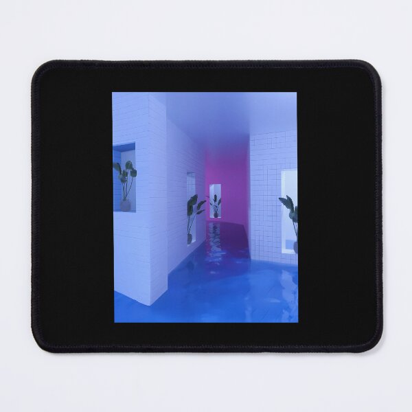 Item preview, Eerie Blue Liminal Space Hallway designed and sold by pmthjvoo74.