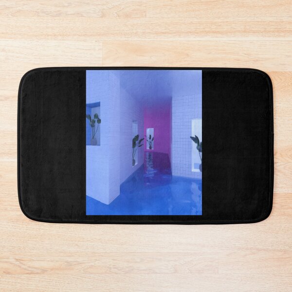Item preview, Eerie Blue Liminal Space Hallway designed and sold by pmthjvoo74.