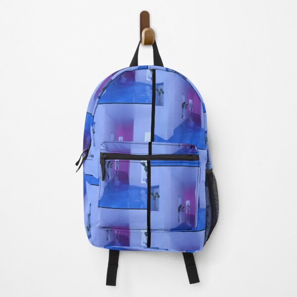 Item preview, Eerie Blue Liminal Space Hallway designed and sold by pmthjvoo74.