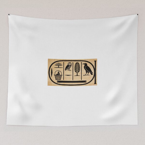 Item preview, Royal Egyptian Cartouche – Hieroglyphic Tribute to King Mina designed and sold by MARMANIOUS.
