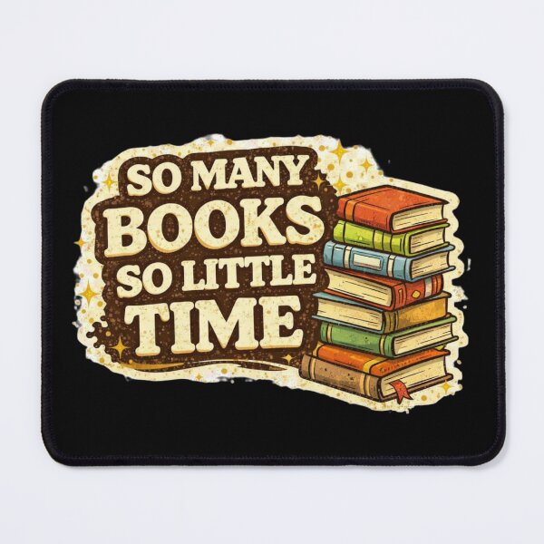 Item preview, So Many Books So Little Time Book Lover Reading Quote designed and sold by Tropivaro.