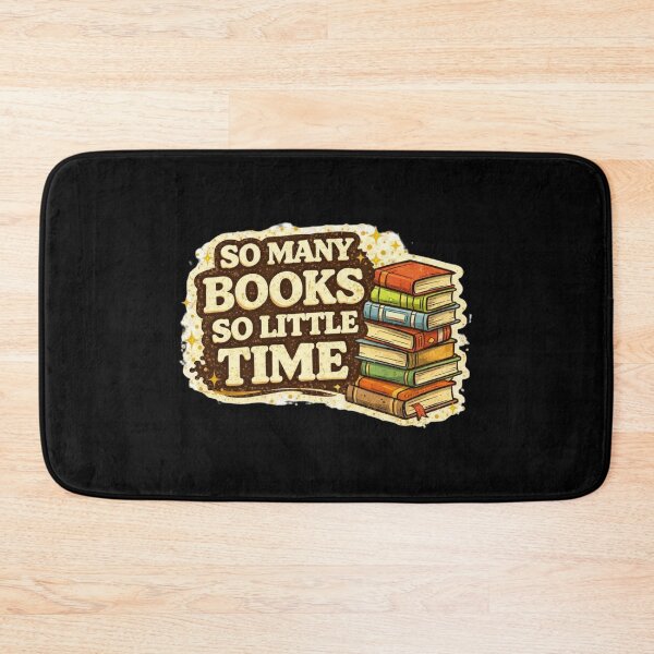 Item preview, So Many Books So Little Time Book Lover Reading Quote designed and sold by Tropivaro.