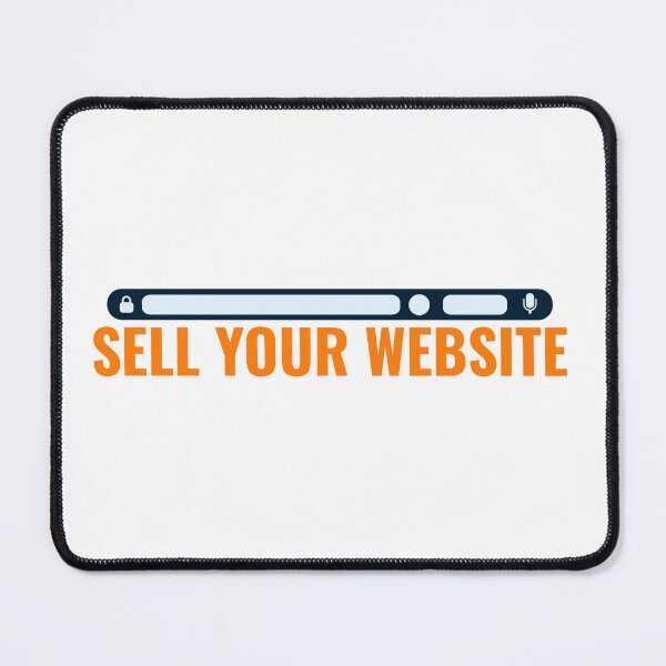 Item preview, Sell Your Website Browser Search Bar Sticker Tech Humor designed and sold by PixelWaveBD.